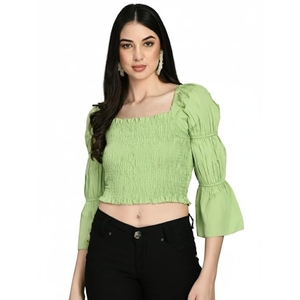 Women Western Wear Lightweight Casual <b>Top</b> Stylish Shirt Summer Fashion Outfit - Product Image 1