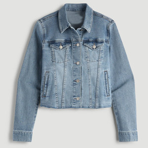 Veste en jean décontractée personnalisée de haute qualité à prix de gros, dotée d'un tissu durable, d'un ajustement confortable et qui rehausse n'importe quelle tenue - Product Image 1
