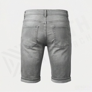 Pantalones Cortos Largos de Mezclilla de Nuevo Estilo, Pantalones Cortos Largos de Mezclilla con Logotipo Personalizado, Pantalones Cortos Largos de Mezclilla para Hombre de Alta Calidad, Talla Grande, 100% Algodón - Product Image 2