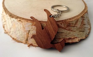 All Weather Wooden <b>Key</b> Chains Outdoor Style Wooden <b>Key</b> Chains Solid Color Wooden <b>Key</b> Chains <b>Custom</b> Factory Wholesale Item Use - Product Image 5