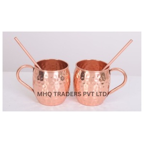 Juego de 2 Tazas de Cobre Martillado para Cerveza de Jengibre y Moscow Mule, Precio de Fábrica - Product Image 6