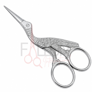 Luxury Gold Stork Embroidery <b>Scissors</b> Stainless Steel Vintage Bird <b>Sewing</b> <b>Scissors</b> Hair Trimming <b>Scissors</b> OEM ODM - Product Image 2