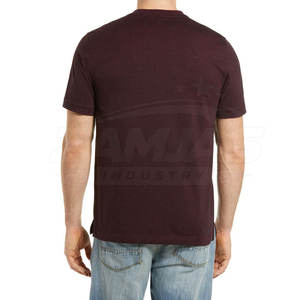 Servicio OEM, Camisetas Lisas de Algodón de Manga Corta, Cómodas, con Impresión de Logotipo Personalizado, de Color Sólido, Secado Rápido y Transpirables - Product Image 4