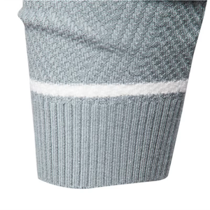 Mens Autumn <b>Sweater</b> Soft Premium Cotton Blend Breathable Wool-Lined Regular Sleeve Stylish Comfortable Pullover - Product Image 6