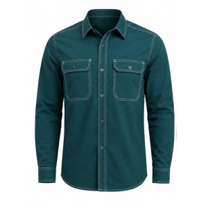 Lightweight FR <b>Welding</b> Button down <b>Shirt</b> with Vented Mesh Back and Underarm for Summer Flame Resistant Safety Clothing - Product Image 2