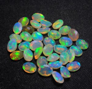 Opale naturelle facettée, taille 4x6 à 8x10 mm, formes variées, calibrée, pour bijoux, prix de gros. - Product Image 5