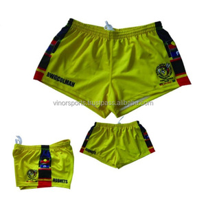 Pantalones cortos de rugby con impresión de sublimación completa personalizada para hombre, ropa de fútbol del fabricante Sialkot - Product Image 1