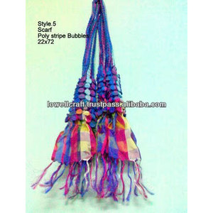 Pañuelo de seda sintética para mujer, ligero, estampado, estilo de marca, chal de moda con rayas de poliéster, elegante y suave - Product Image 4