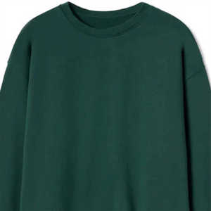 New Heavy Weight Thick Crewneck Oversized Cropped Sweatshirt Custom Logo Solid Fleece <b>Pullover</b> <b>Men</b> new - Product Image 5
