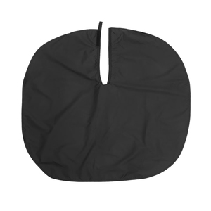 Cape de coiffure professionnelle noire en polyester, résistante à l'eau, pour barbier, salon, coupe de cheveux, coloration, coiffage, réutilisable - Product Image 1