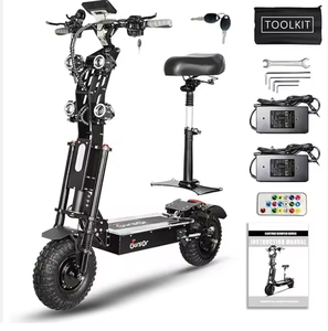 WHOLESALES ORIGINAL STRONG DURABLE FAST X14 <b>72V</b> 10000W 14inch Fat Tire Electric Scooter 40ah <b>battery</b> / 85-100km/h 65MPH - Product Image 5