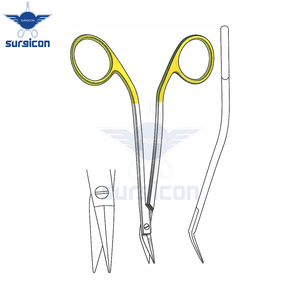 Ciseaux chirurgicaux Walter 14 cm / 5-1/2 pouces TC Gold, acier inoxydable de qualité supérieure, instrument de coupe de précision - Product Image 3