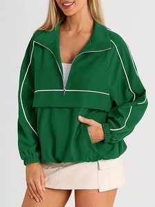 Sudadera con Cierre de Cremallera para Mujer, Protección Solar UPF 50+, Chaqueta Cortavientos Ligera para Correr, Senderismo y Actividades al Aire Libre, con Bolsillo - Product Image 1