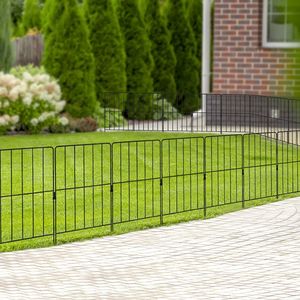 25 Pack Rustproof Decorative Garden Fence Set for Dog & <b>Flower</b> Bed Premium Fencing <b>Trellis</b> & Gates - Product Image 2