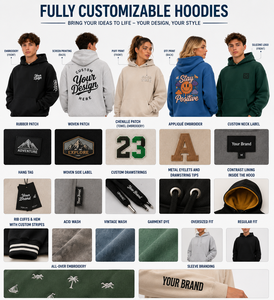 High Quality Hoodie Polyester Cotton <b>Blank</b> Thick Heavy <b>Weight</b> Pullover Custom Logo Drop Shoulder Fleece Oversized Hoodie for Men - Product Image 3