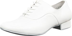 Men's Latin <b>Dance</b> Shoes Leather Lace-up Cotton Fabric Lining Salsa Tango Ballroom Modern Professional Performance Practice - Product Image 4