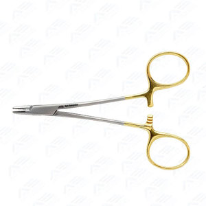 Portaagujas Derf Eye Recto, Instrumentos de Calidad Óptima y Precisión, Instrumentos Quirúrgicos Dentales con Serración Longitudinal - Product Image 3