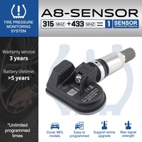 Machine sans sorgho universales sensores valve de pneu 315MHz + 433MHz 2in1 système de surveillance de la pression des pneus capteur Tpms