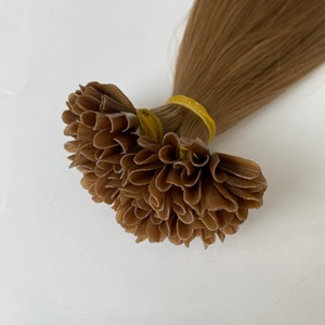 ผมต่อเคราตินดิบแบบตรงผมมนุษย์ต่อปลายแหลม100% เป็นรูปตัวยู - Product Image 3