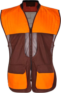 Nouveau gilet de chasse professionnel haut de gamme avec poche pour gibier, gilet de chasse orange vif pour la chasse aux oiseaux et au faisan - Product Image 6