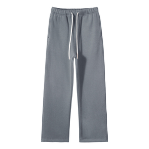 2026 Men's Lightweight Color Blocked Fleece Sweatpants Elastic Waist Drawstring Casual <b>Joggers</b> Pink <b>White</b> Black Spliced Design - Product Image 3