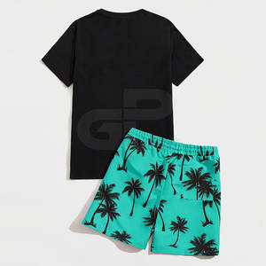 Conjunto de pantalones cortos de entrenamiento de verano para hombre, transpirables, flexibles, cómodos, ideales para gimnasio, correr, hacer ejercicio o actividades informales al aire libre - Product Image 3