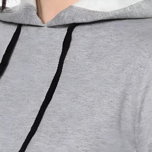 เสื้อสเวตเชิ้ตแขนยาวสีเทาสำหรับผู้หญิง ยี่ห้อ ATTIRELY SPORTS แบบมีเชือกผูก แต่งผ้าปะติด สไตล์วินเทจ สำหรับฤดูหนาว เป็นมิตรกับสิ่งแวดล้อม ระบายอากาศได้ดี สวมใส่สบาย - Product Image 6