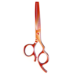 Tijeras de peluquería profesionales de acero inoxidable Tegra con filo de cuchilla y dientes de corte para salón de belleza - Product Image 2