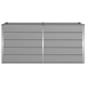 Jardinière en acier gris clair 62,99 x 31,50 x 29,53 po – Pots et jardinières - Product Image 4