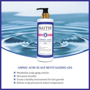 Série de soins capillaires NAITIN, shampoing moussant régulateur de sébum pour le cuir chevelu, revitalisant, traitement capillaire, formule concentrée à base de plantes - Product Image 3