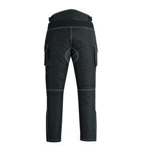 Men's Black Motorcycle <b>Pants</b> With <b>Cargo</b> Pockets Waterproof All Seasons Racing Wear - Product Image 3