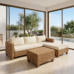 Chaise de salle à manger Windsore, structure en bois d'acajou, tressage en rotin Fitrit, fabrication artisanale haut de gamme, mobilier de cuisine <span class=keywords><strong>balinais</strong></span> - Product Image 2