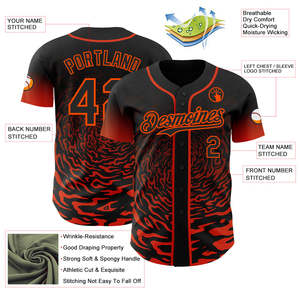 Commercial Baseball Sports Jersey Full Button <b>Athletic</b> Wear Personalized Logo Team Name Short Sleeve Jersey - Product Image 3