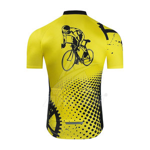 Maillot de cyclisme léger et performant, tissu à séchage rapide, idéal pour les sorties estivales - Product Image 2