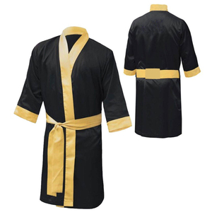 Custom Martial Use High Quality Boxing Gown for Kick Boxing Training Comfortable Breathable Polyester All Seasons Cheap Price - Product Image 1