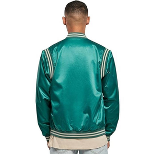 Streetwear Bomber with <b>Gothic</b> Embroidery, Drop Shoulder, and Heavyweight Construction - Product Image 2