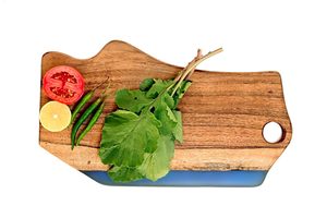 Durable and Stylish Resin Wooden Chopping Board for Precise Chopping Slicing and Dicing of Vegetables Fruits and Meats - Product Image 3