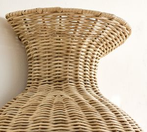 New rattan wall decor <b>vase</b> made in Vietnam with wholesale price OEM ODM color - Product Image 4