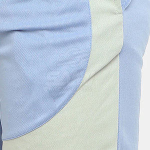 Shorts de course sportifs pour hommes en polyester/coton, taille mi-haute, tricotés, couleur unie, logo personnalisé sur le devant, cordon de serrage, respirants, service OEM - Product Image 6