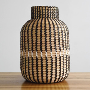 Florero de mimbre seco para decoración de boda, centro de mesa, floreros ecológicos, precio barato, venta al por mayor - Product Image 3