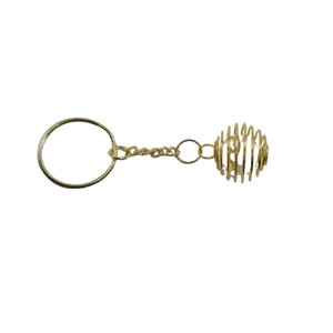 Porte-clés en cristal de haute qualité, cristaux clairs, quartz, saphir enveloppé de fil, pierre naturelle, cadeau pour femmes - Product Image 6