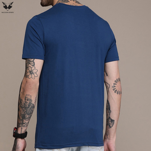 Camisetas de Hombre 100% Algodón, Diseño Personalizado con Logotipo Impreso en Color de Contraste, Último Diseño - Product Image 2