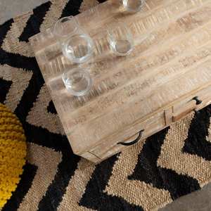 Mesa de centro de madera de mango Vandana Aston Radiant - Product Image 4