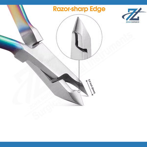 Professional Stainless Steel Manicure Pedicure Set with <b>Cuticle</b> Nipper Nail Pusher Ingrown Toenail Cutter Luxury Nail Care <b>Tools</b> - Product Image 3