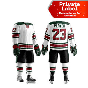 Tenue de hockey sur glace de haute qualité à prix abordable, ensemble d'entraînement pour équipe, vente chaude, prix d'usine, modèle vierge - Product Image 1