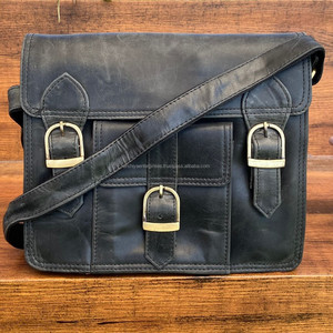 Manufacturers Wholesale Full Grain Leather Small Crossbody Messenger <b>Bag</b> Cowhide Large Capacity Business Handbag <b>for</b> <b>Men</b> & Women - Product Image 2