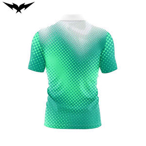 Maillot de bowling respirant unisexe, imprimé par sublimation, motif personnalisé, 100% polyester, couleurs personnalisées, manches courtes - Product Image 4