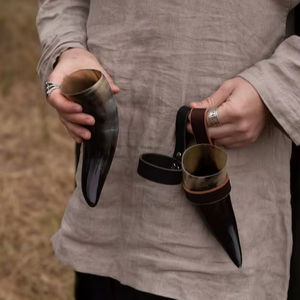 Cuerno Vikingo Tallado a Mano de Primera Calidad, Cuerno de Buey, Vaca o Búfalo, Artículo Decorativo de Colección, Regalo, Decoración para el Hogar - Product Image 1