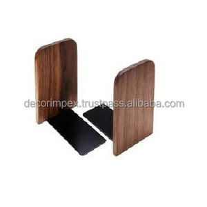 Wholesale Custom Decorative Metal Book Ends <b>Bookends</b> Brass <b>Bookend</b> Geometrical Design Metal Brass <b>Bookend</b> - Product Image 3