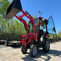 Trattore Mahindra di Qualità Premium con Caricatore, Compatto 40Hp 4X4, Mini Trattore per Lavori Agricoli